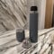 Kit de Mate y Termo de 1 Litro, Vaso Térmico de 350ml con Bombilla, Acero Inoxidable, (Gris Antrasita)