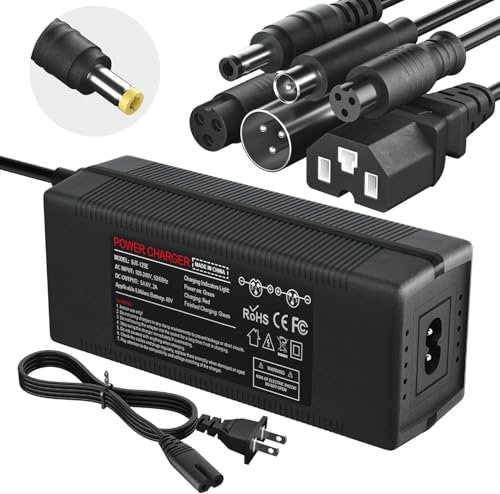 29V Battery Charger, 5A Fast Charger (3-Pin Male XLR Connector) Compatible with Pride Mobility, Jazzy Power Chair, Lakematic,Golden Technologies, ShopRider, Go-Go Elite Traveller
