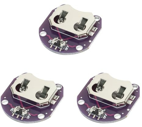 Uooduby 3X Modulo Porta Batteria Un Batteria CR2032 per