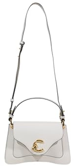Coccinelle Leder Umhängetasche Schultertasche C-Me Calf Handbag Pearl creme