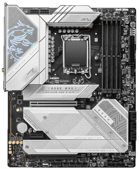 Placa Madre Placa Base Intel for Juegos Fit For MPG Z790 Edge TI MAX con WiFi (LGA 1700, DDR5, PCIe 5.0, M.2, USB 3. Gen2, ATX)