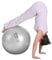 Sport-Tec TOGU Gymnastikball Powerball ABS Sitzball Büroball Fitnessball 55 cm Silber