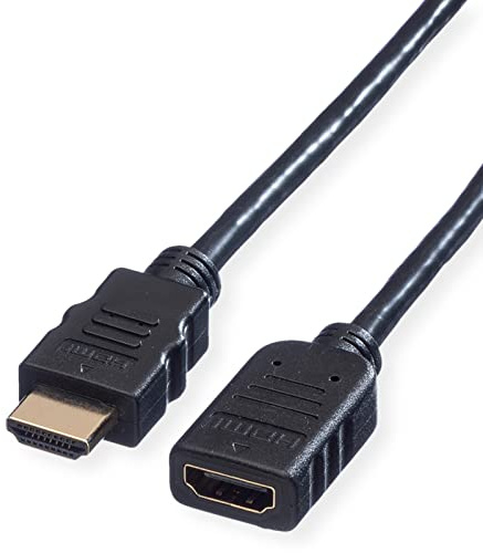 VALUE HDMI High Speed Verlängerungskabel, mit Ethernet, ST-BU, 1 m