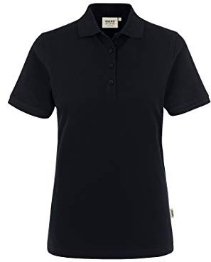 HAKRO Damen Polo-Shirt Classic - 110 - schwarz - Größe: XXL