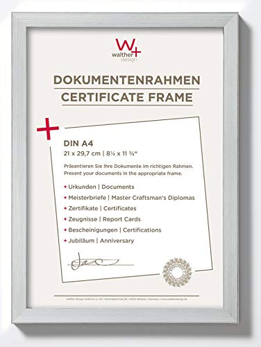 walther design Bilderrahmen Silber 15 x 20 cm Construction Designrahmen JK520S