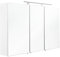 Posseik 5439-76 Spiegelschrank 3-türig, 110 x 68 x 16 cm, weiß