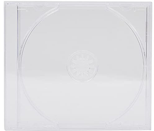 Dragon Trading, custodie trasparenti per CD e DVD, 10,4 mm, con vassoio trasparente, 10 pezzi, qualità professionale