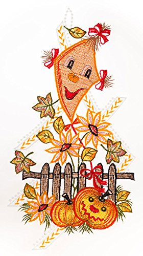 Plauener Spitze Fensterbild Herbstspaß Fensterschmuck Fensterdeko Bilder Deko Fenster