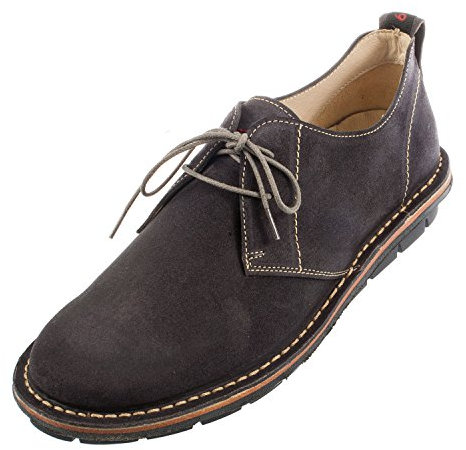 Gute Stabilität Lace Up Schuhe 8556 Gobi, grau - 420 grey suede - Größe: 46