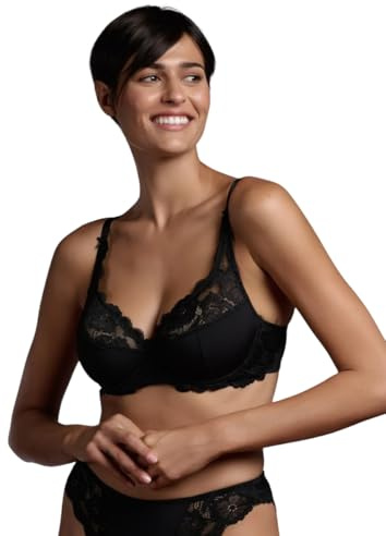 Lepel women's underwear balconetto new belseno 255 color black size 6 cup c