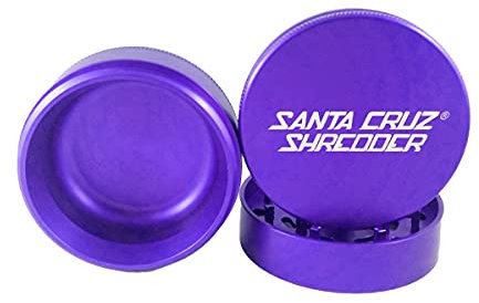 Santa Cruz Shredder Herb Grinder 3 Piece Large 2 3/4 Purple