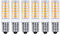 NCC-Licht 6 x LED Porzellan Leuchtmittel Röhre T16x64 4,5W E14 klar Ultimate echte 450lm Warmweiß 3000K