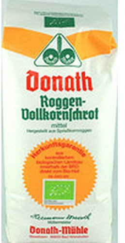 Donath Mühle - Roggen Vollkorn Schrot - 1000g, bio