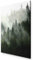 murando - Wandbilder Wald Nebel 40x60 cm Vlies Leinwandbild 1 tlg Kunstdruck modern Wandbilder Wanddekoration Design Wand Bild - Bäume grün c-B-0394-b-a