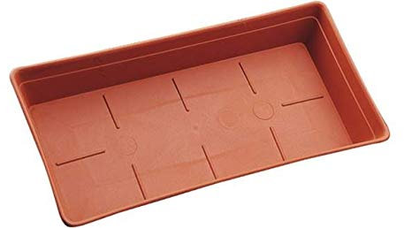 Bama Sottovaso, in Polipropilene, Rettangolare, 30 cm, Terracotta