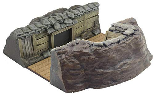 War World Gaming World at War Grabenkrieg-System Feuerstellung Set - 28mm WW1 Tabletop Spiele Gelände Modellbau Diorama Schlachtfeld Miliar Kriegführung