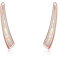 WINNICACA Ohr Climber Ohrringe Rose Gold Opal Bar Sterling Silber Stallone Oktober Geburtsstein Ohrringe Geschenke für Frauen Mädchen Geburtstag Weihnachten