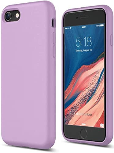 Silicone Matte TPU Case Cover For Apple iPhone 6/6s (Lilac)