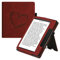 kwmobile Étui Compatible avec Amazon Kindle Oasis 10. Generation Coque - Étui à Rabat magnétique Tablette eReader Daim synthétique - Rouge foncé