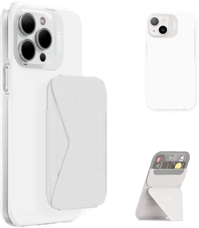 MOFT Magnetische iPhone Hülle für iPhone 14 Pro Max, Wallet & Ständer Snap Set, 3 Kartenhalter, 3 Winkel Ständer, Fallschutz, Kratzfest