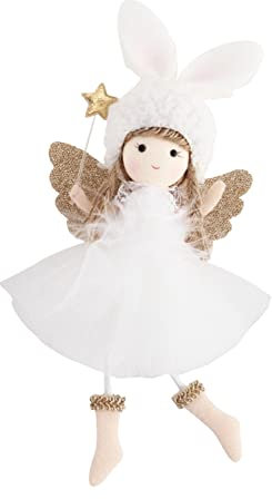 TianWlio Engel Ornamente Weihnachtsengel Puppe hängende Dekorationen Weihnachtsbaum Dekorationen niedliche Engel Puppe Anhänger Weihnachten Ornamente für Weihnachten Heizpilz Klein