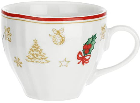 La Porcellana Bianca - 1 pezzo tazzine caffè con piattino Christmas Edition