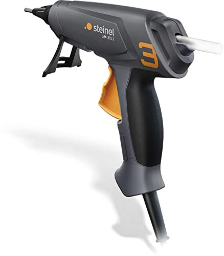 Steinel Klebepistole GlueMatic 3011, inkl. ø11mm Klebesticks, Düse wechselbar, ideal für Reparaturen und zum Basteln