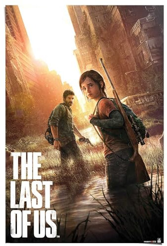 REINDERS Poster, Playstation - the last of us, Kinderzimmer, Poster, Wanddeko, Room Decor, 150 gr. glänzend Bilderdruckpapier, Braun, 91,5x61cm