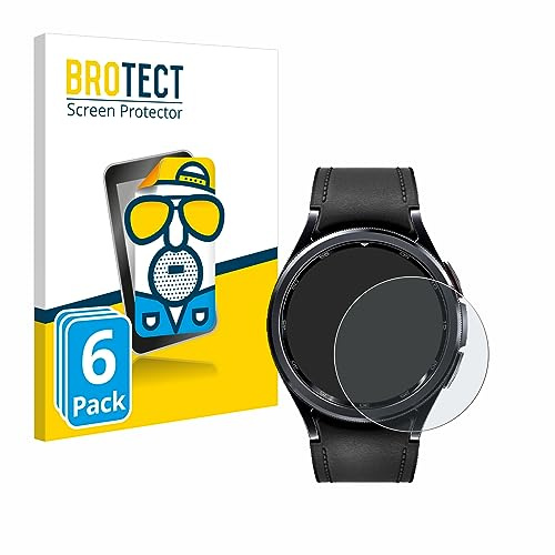 BROTECT Entspiegelungs-Schutzfolie für Samsung Galaxy Watch 6 Classic (47 mm) (6 Stück) Matte Displayschutz-Folie, Anti-Reflex, Anti-Fingerprint