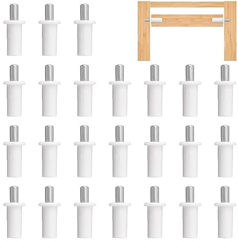 UFURMATE Federbelastete Reparaturstifte, Kunststoff-Reparaturstifte, Schranktür-Reparaturstifte, Metallstifte, Dämpfer, Ersatzreparaturstifte, Schrank, Möbel, Regalstifte, Unterstützung, Durchmesser