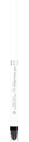 L'Oréal Paris Wasserfester Eyeliner mit Gel-Formel, Für einen ausdrucksstarken Lidstrich, Hält den ganzen Tag, Infaillible Gel Automatic Grip Meta Light Eyeliner, Polar White (Weiß)