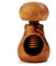 das Olivenholzbrett® / Schiaccianoci con filettatura a vite in legno d'ulivo a forma di fungo/Schiaccianoci in legno /