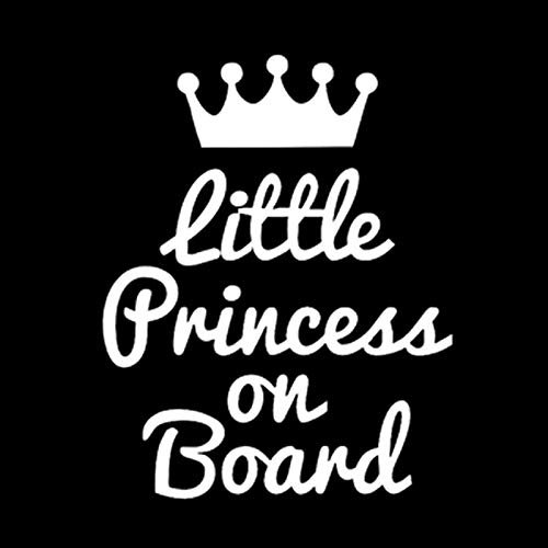 Little Princess ON Board Paraurti Bicicletta Parabrezza Finestre Decalcomanie Adesivi