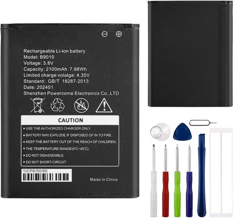 E-yiiviil Batterie de rechange 4G compatible avec Routeur mobile WLAN Tenda 4G185, routeur 4G LTE et routeur mobile Tenda 4G180 avec outils
