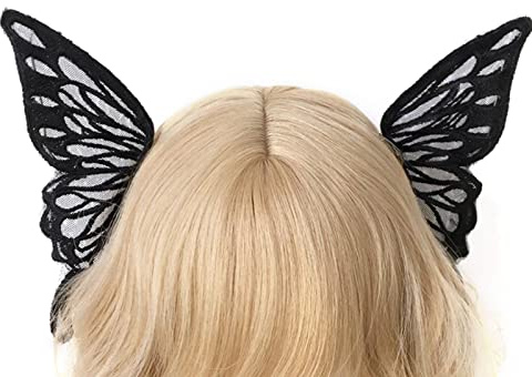 Lolit Haarspange Fledermausflügel Haarspange Gothic Haarspangen Teufelsflügel Haarspange Schwarz Schmetterling Haarspange Schmetterling Haarspange Teufelsflügel Haarspange