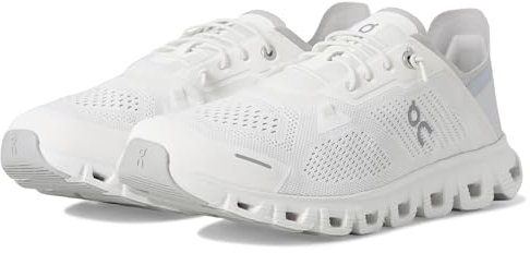 On Men's Cloud 6 Coast Sneakers, White/Glacier, 42.5 EU