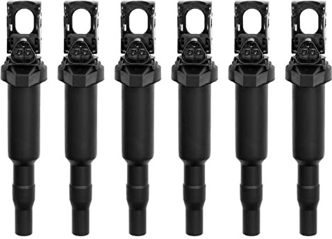 Zündspule 6 Stück/Set, für BMW E46 E60 E85 E90 Zündspulen mit Zündkerzenstecker 12138657273