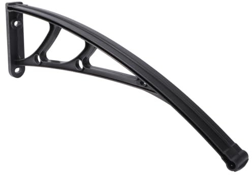 Toddmomy Awning Support Bracket for Outdoor Use Black 3mm Slot Sturdy Material Fits Window Door Canopy