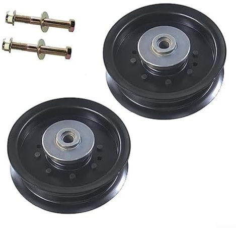 SPORTARC Poulie de renvoi de rechange pour AYP et tracteurs de tondeuse à gazon pour Craftsman (2 pièces)