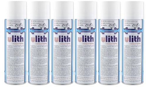 ARLI Set: 6x Ulith Lecksuchspray 400ml – Leckfinder-Spray für Gas- und Druckluftleitungen, Korrosionsschutz, biologisch abbaubar - 6 Stück/Dosen