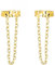 SOFIA MILANI - Damen Ohrringe 925 Silber - vergoldet/golden - Ketten Ear Cuff - E2675