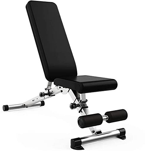 SmPinnaA Verstellbare Fitnessbänke, 2-In-1-Klappbank, Perfekt Für Bankdrücken, Sit-Ups, Beinheben, Kurzhantelcurls, Ganzkörperfitness, Max. Belastung 250 Kg