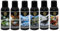HAF® Saunaaufguss Konzentrat Set Winterwunder | 6 x 250 ml Saunaduft mit Eisminze, Euka Menthol, Vanille, Wintertraum, Zimt, Zirbe | Saunaöl aus 100% natürlichen ätherischen Ölen