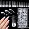 Kiiwah 120 Pièces Popit Ongle, Durable et Réutilisable Capsule Polygel Nail Double Formes avec des Lignes Graduées Moule à Ongles D'Extension pour Amateurs et Apprenants du Nail Art Diy