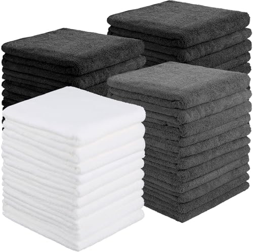 Shimeyao 40 Stück 40 Stück 40 x 73 cm Bleichtücher für Salonhandschuhe | Bleichfeste Mikrofaser, saugfähig, für Friseure, Fitnessstudio, Spa, professionell, Salon, schnell trocknend