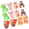 QUMIIRITY 12 Pièces Ornements de décoration de Petits Animaux Mini-modèles d'animaux Figurine Animale réaliste décoration Animale Figurines d'animaux Miniatures Figurines de Jardin résine