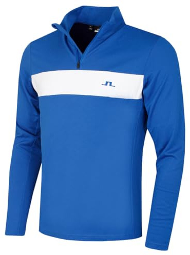 J.Lindeberg Mens J Lindeberg Bran Mid Layer Sweater - Nautical Blue - XL
