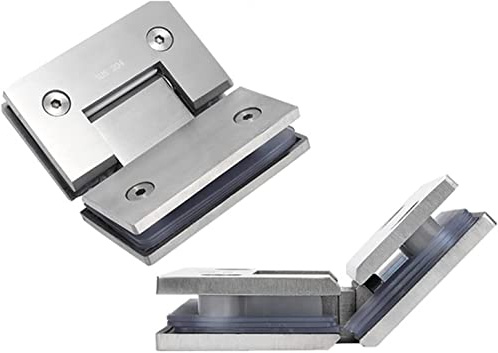 Glastürscharniere 304 Edelstahl Soft-Close-Schrankscharniere 135 Grad Marine Yacht Duschkabine Scharnier Möbel Hardware Zubehör