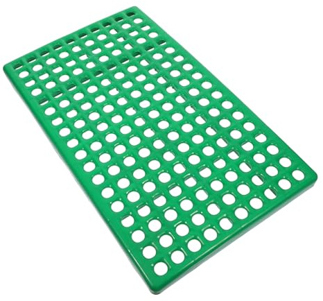 BELLIFFY Kaninchenkäfigmatte mit Pfotenschutz, Abnehmbar, 1 Stück Grün