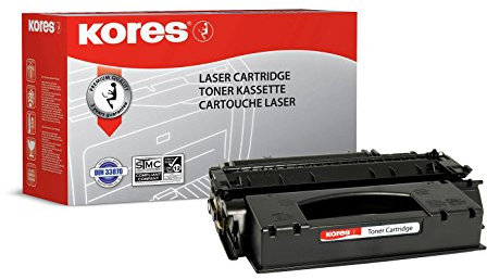 Kores Tonerkartuschen für Modell Color Laserjet 3800, CP 3505, 7000 Seiten, schwarz